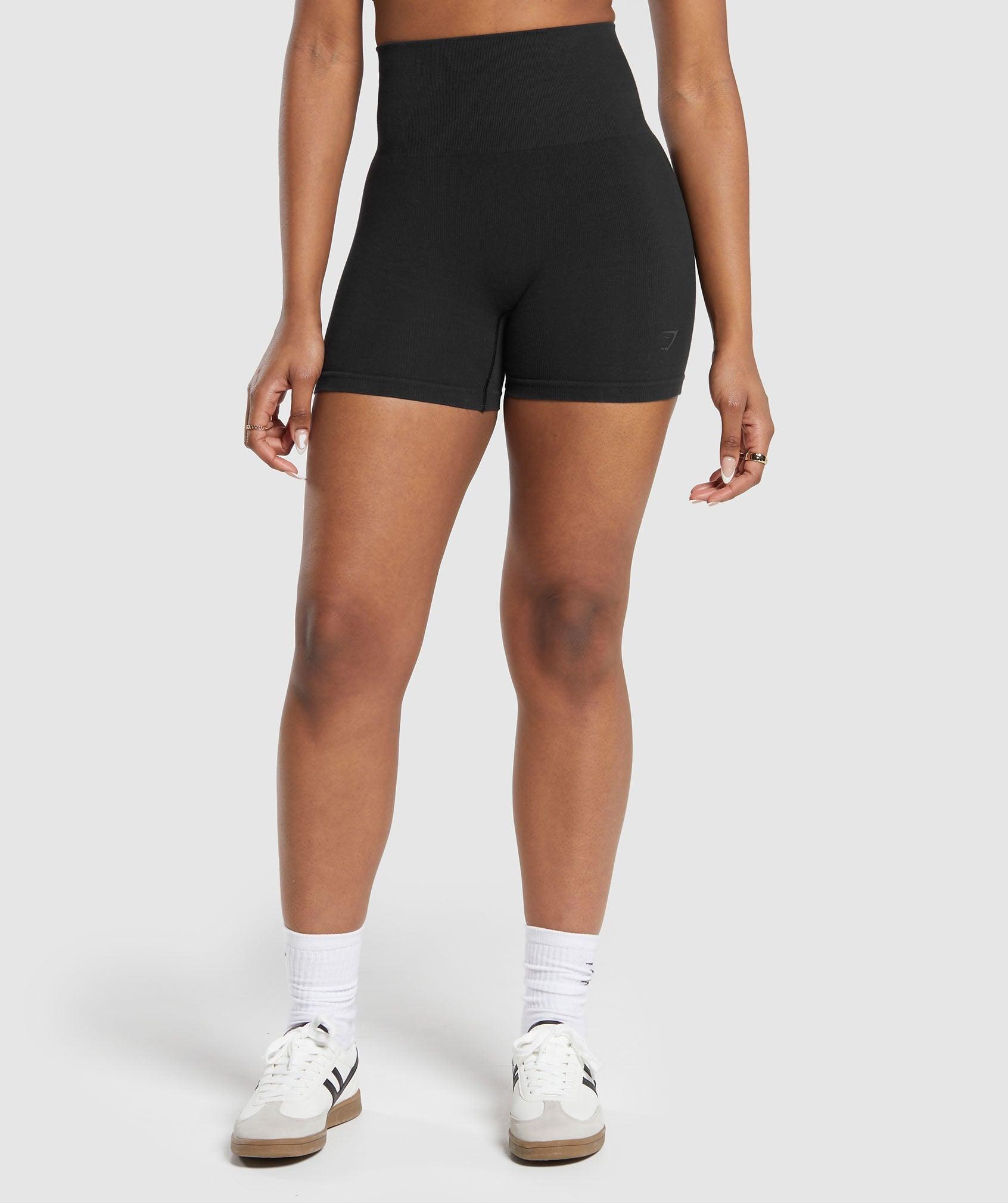 Ribbed Cotton Seamless Shorts product image