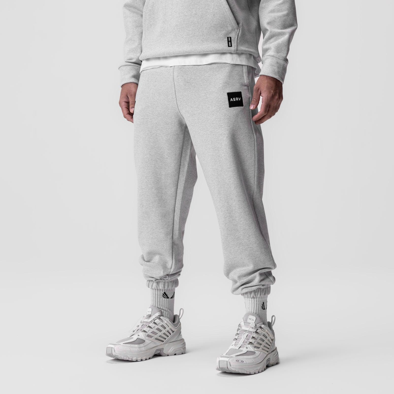 0655. Tech-Terry™ Oversized Sweats - Heather Grey "Patch" Product Image