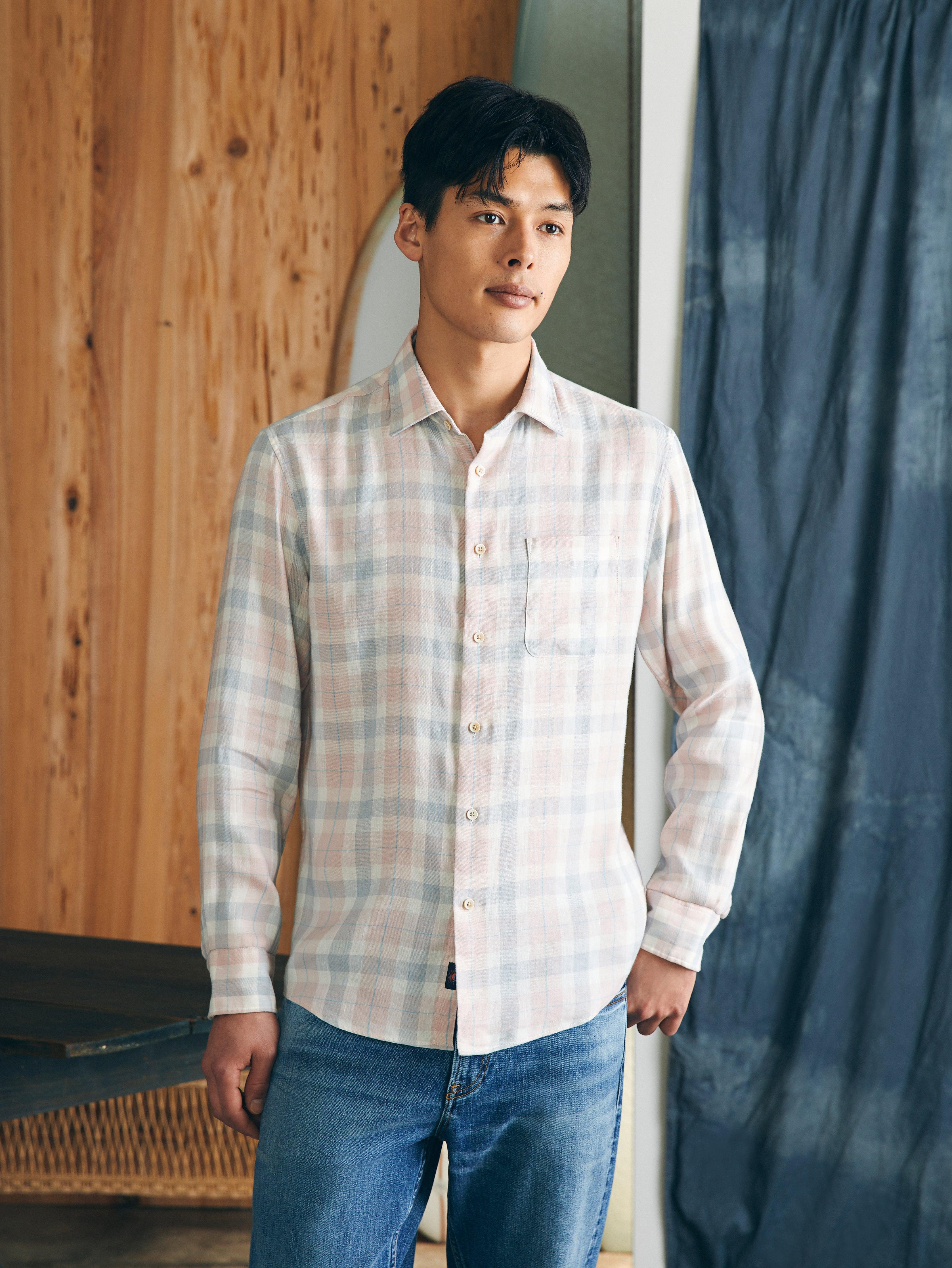 Weekend Blend Shirt - Mauve Field Plaid Product Image