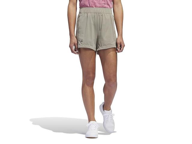 adidas Golf Go-To Shorts (Silver Pebble) Women's Clothing Product Image