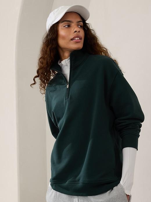 Forever Fleece 1/4 Zip Sweatshirt Product Image