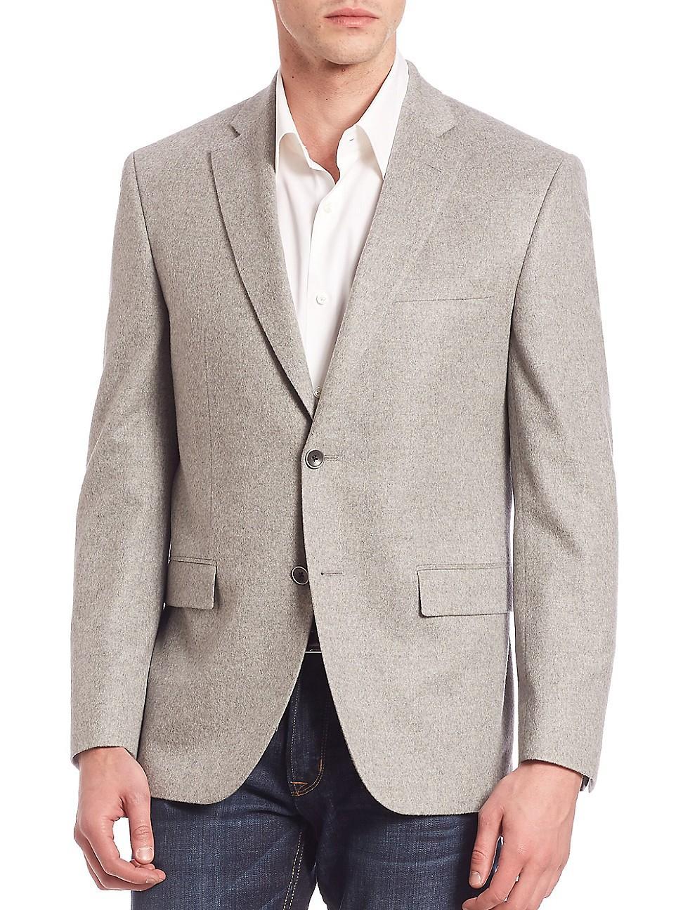 Mens COLLECTION Two-Button Cashmere Blazer Product Image