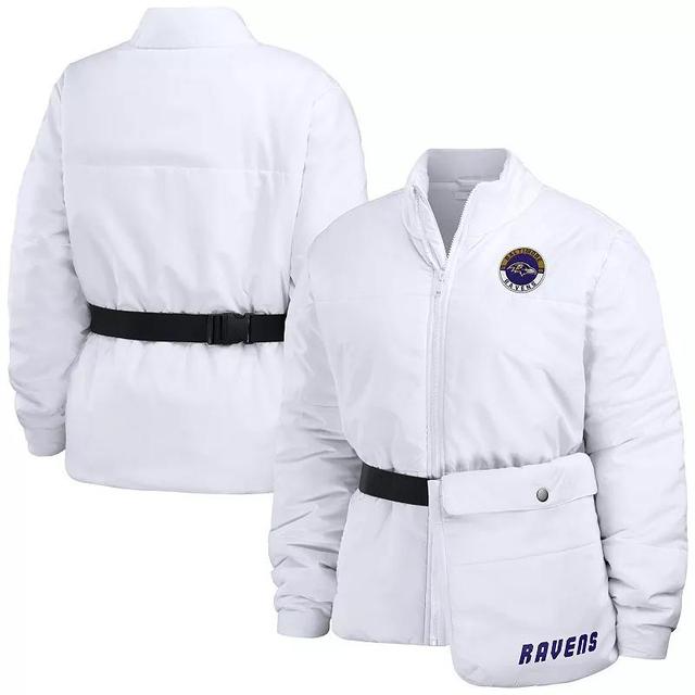 Womens WEAR by Erin Andrews Baltimore Ravens Packaway Full-Zip Puffer Jacket Product Image