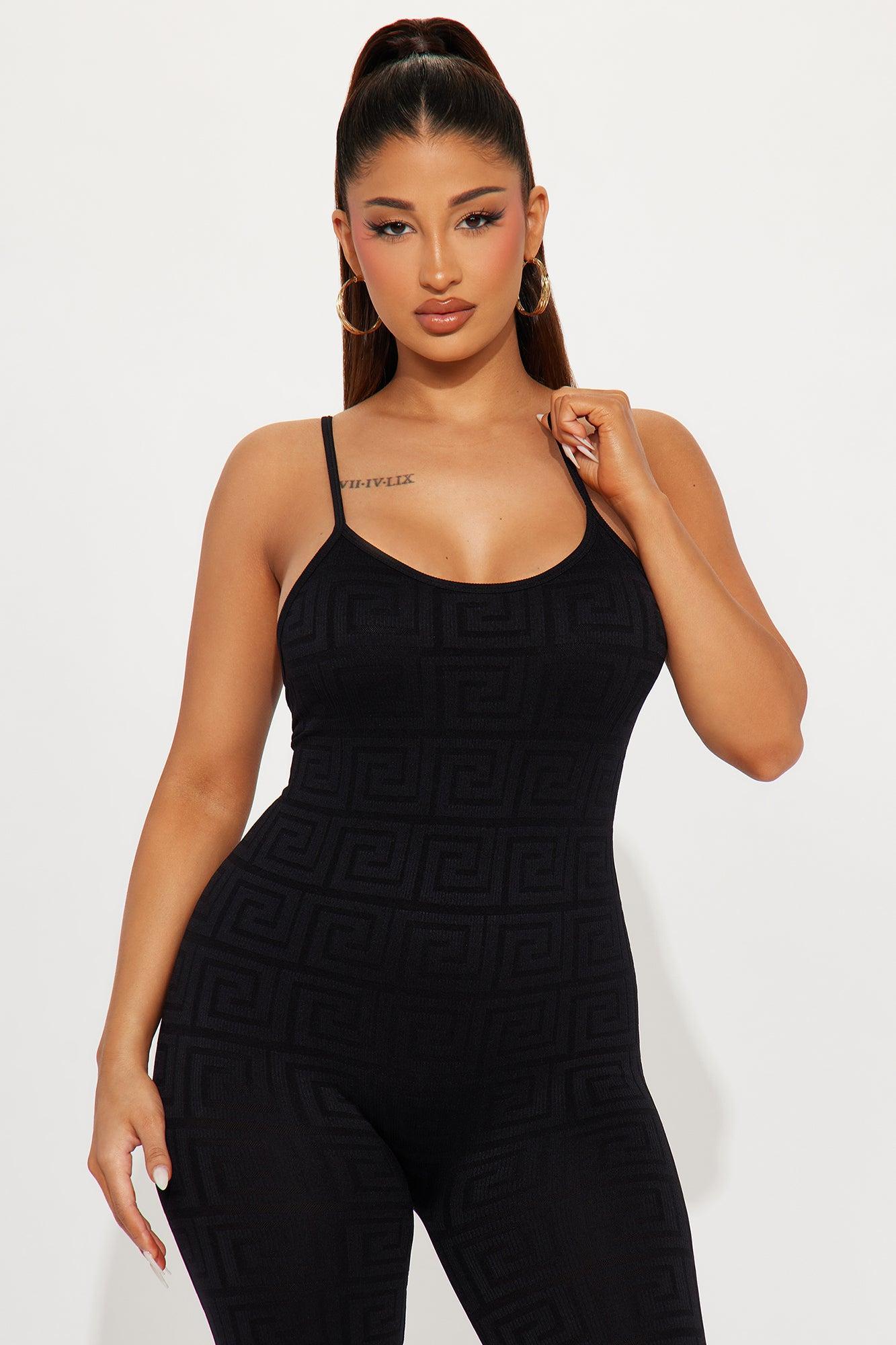 Luca Seamless Jumpsuit - Black Product Image