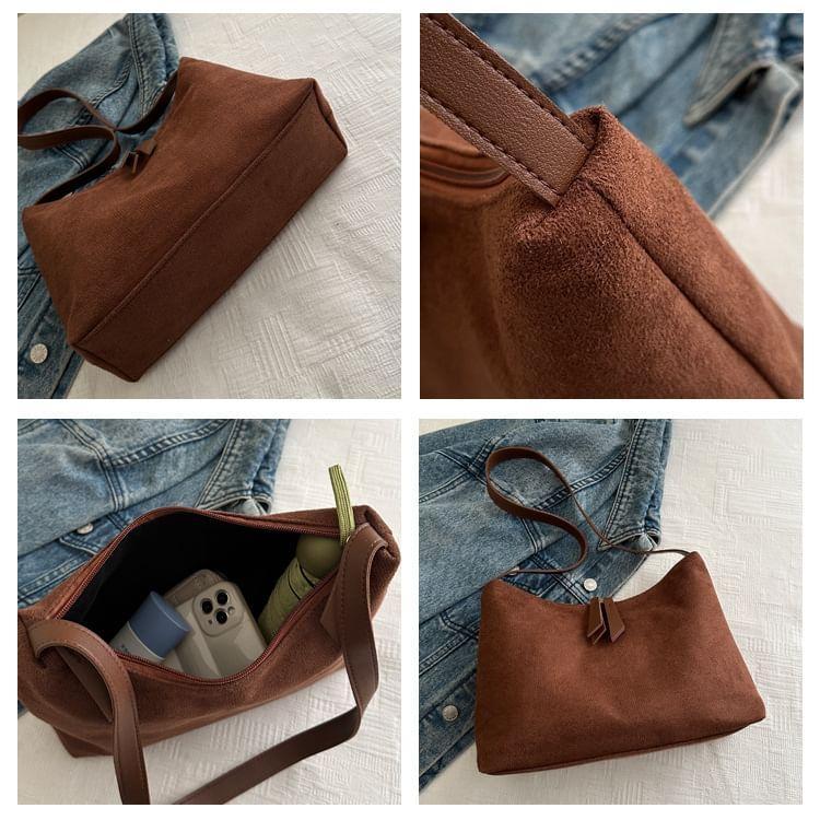 Faux Suede Shoulder Bag product image