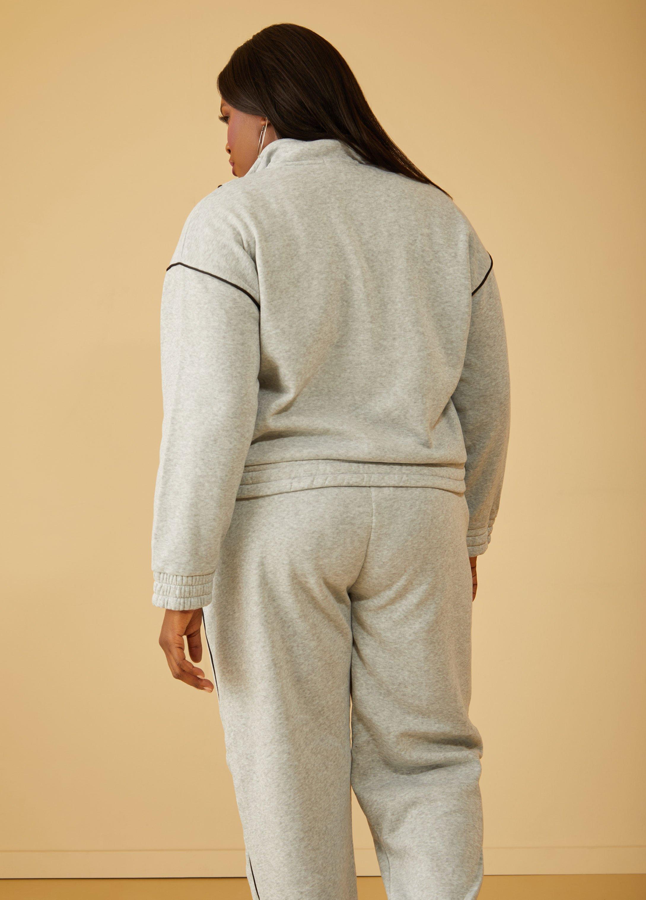 Piped Fleece Pullover Product Image