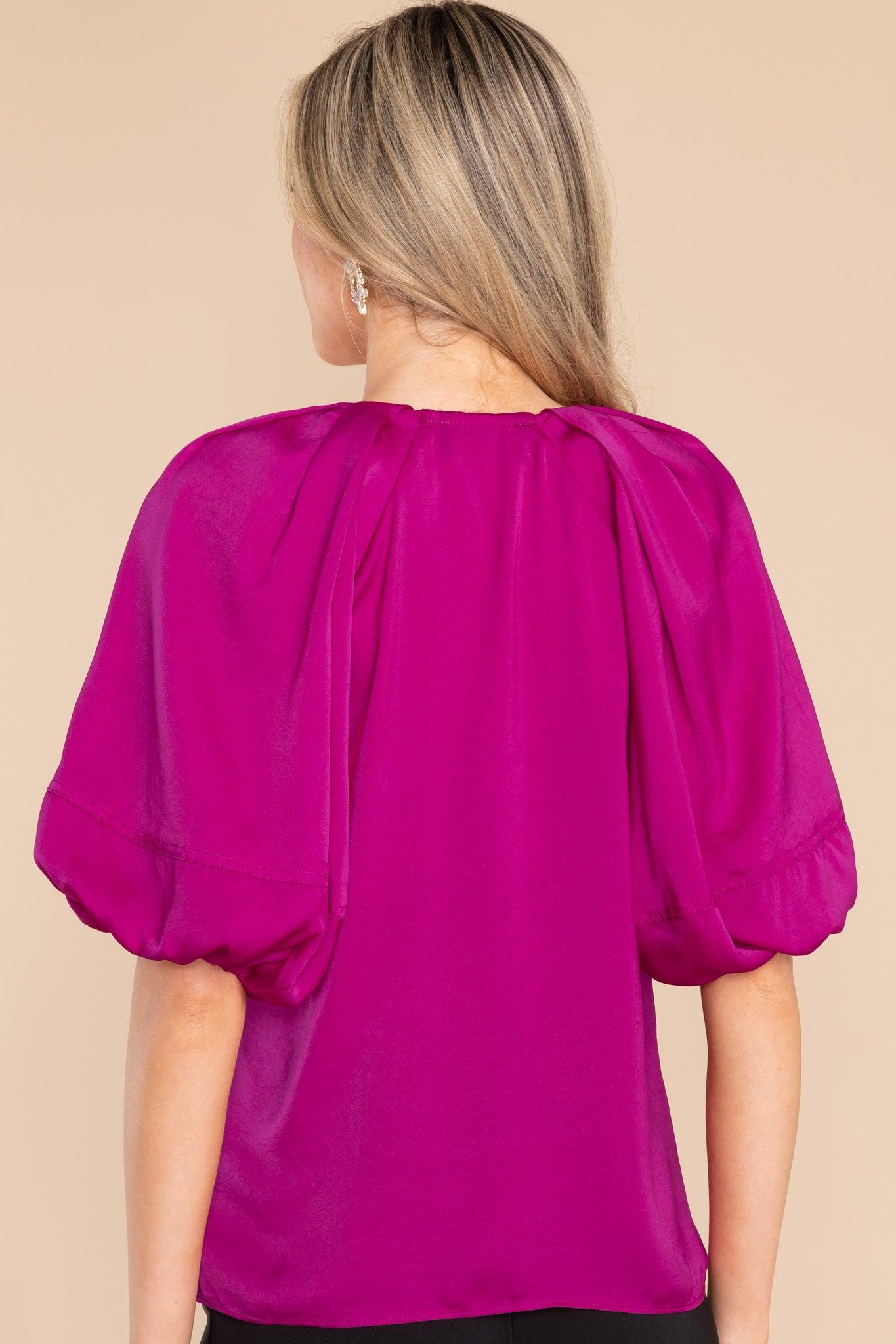 Safira Berry Blouse Red Product Image