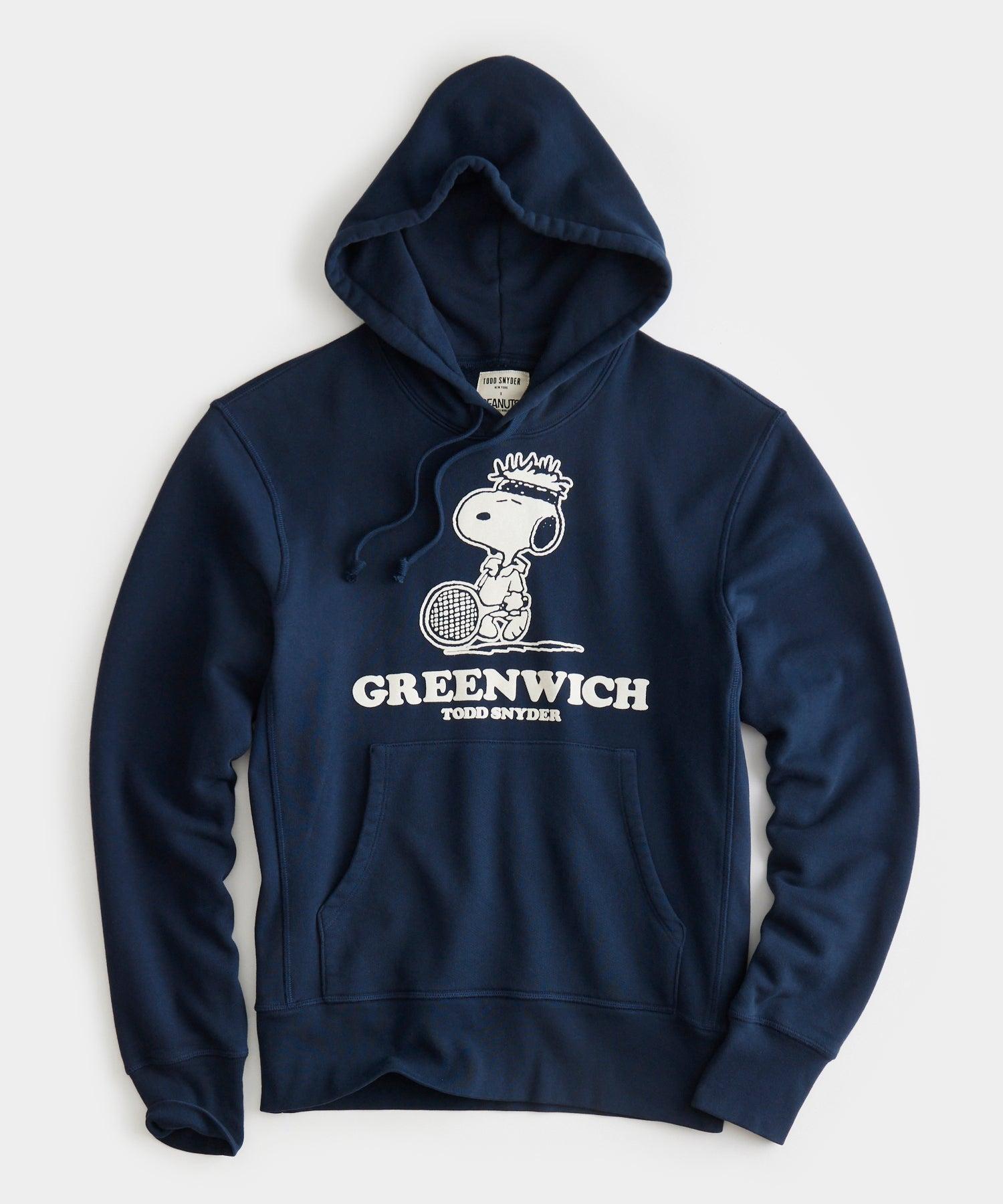 Todd Snyder x Peanuts French Terry Greenwich Hoodie Product Image