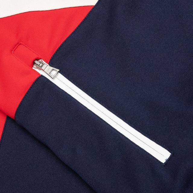 V Colorblock Track Jacket - Navy Blue Male Product Image