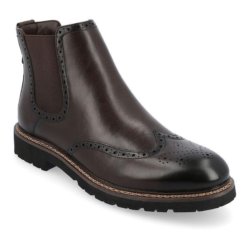 Vance Co Mens Hogan Block Heel Chelsea Boots Product Image