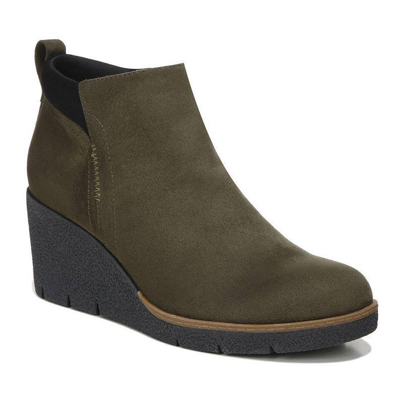 Dr. Scholls Berklie Womens Wedge Boots Green Product Image