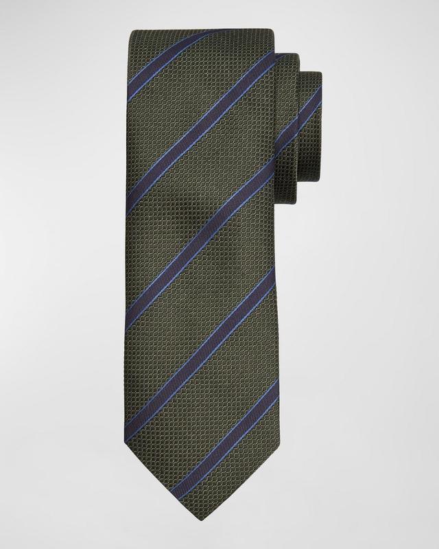 Men's Silk Regimental Stripe Tie Product Image