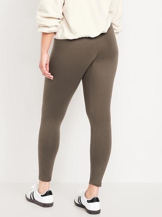 High-Waisted Fleece-Lined Leggings Product Image