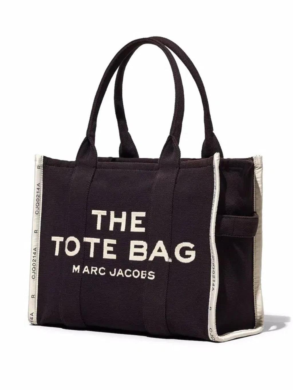 MARC JACOBS Women's The Jacquard Large Tote Bag In Black Product Image