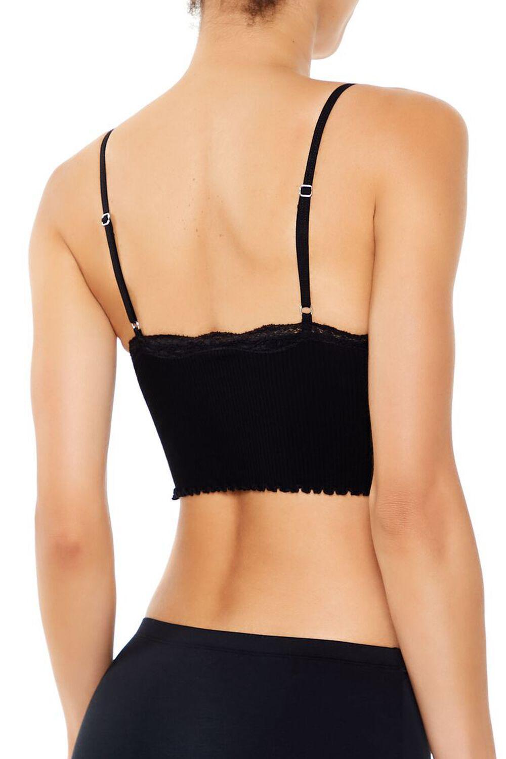 Seamless Lace-Trim Bralette | Forever 21 Product Image