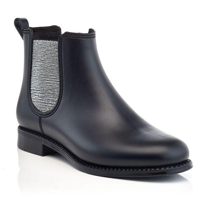 Henry Ferrera Marsala Bling Womens Chelsea Rain Boots Product Image