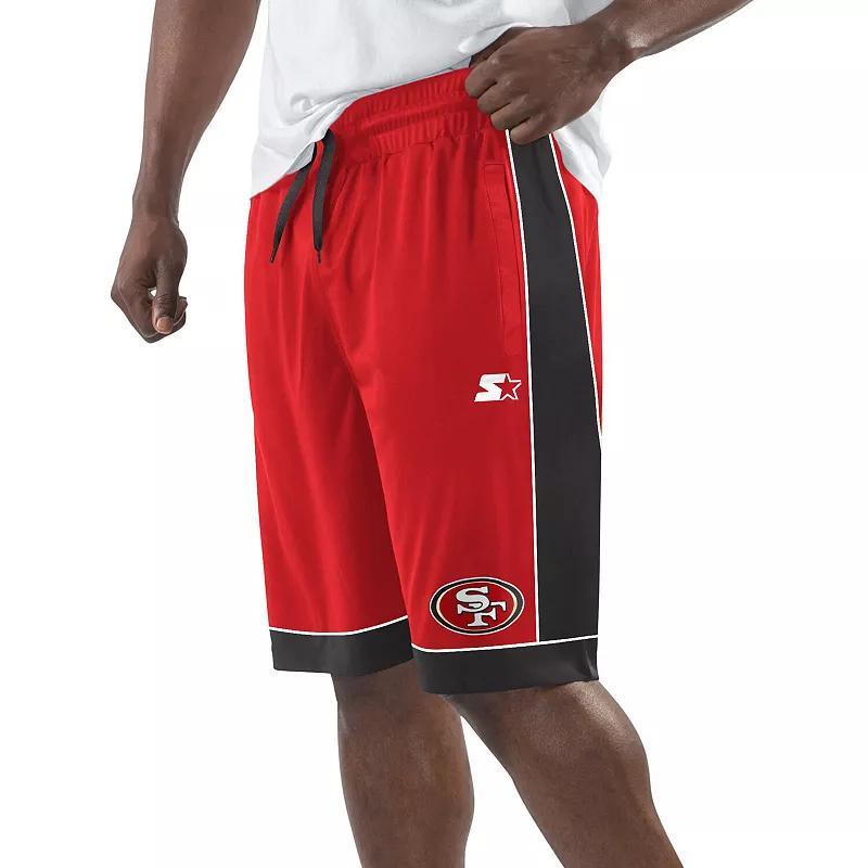 Mens Starter Scarlet/Gold San Francisco 49ers Fan Favorite Fashion Shorts Product Image