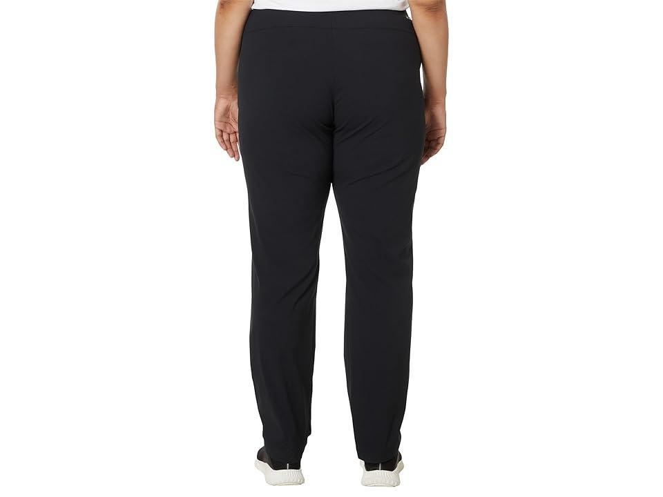 Columbia Plus Size Anytime Casual Pull-On Pants (Black) Women's Casual Pants Product Image