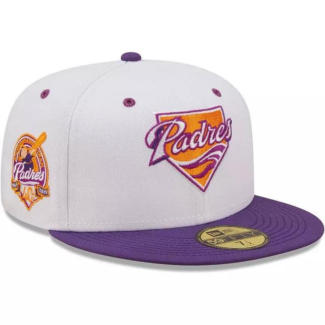 Mens New Era /Purple San Diego Padres 40th Anniversary Grape Lolli 59FIFTY Fitted Hat Product Image