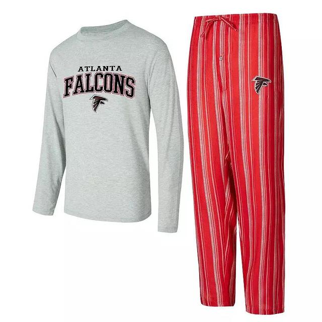 Mens Concepts Sport Atlanta Falcons Petition Long Sleeve T-Shirt & Pants Sleep Set Product Image