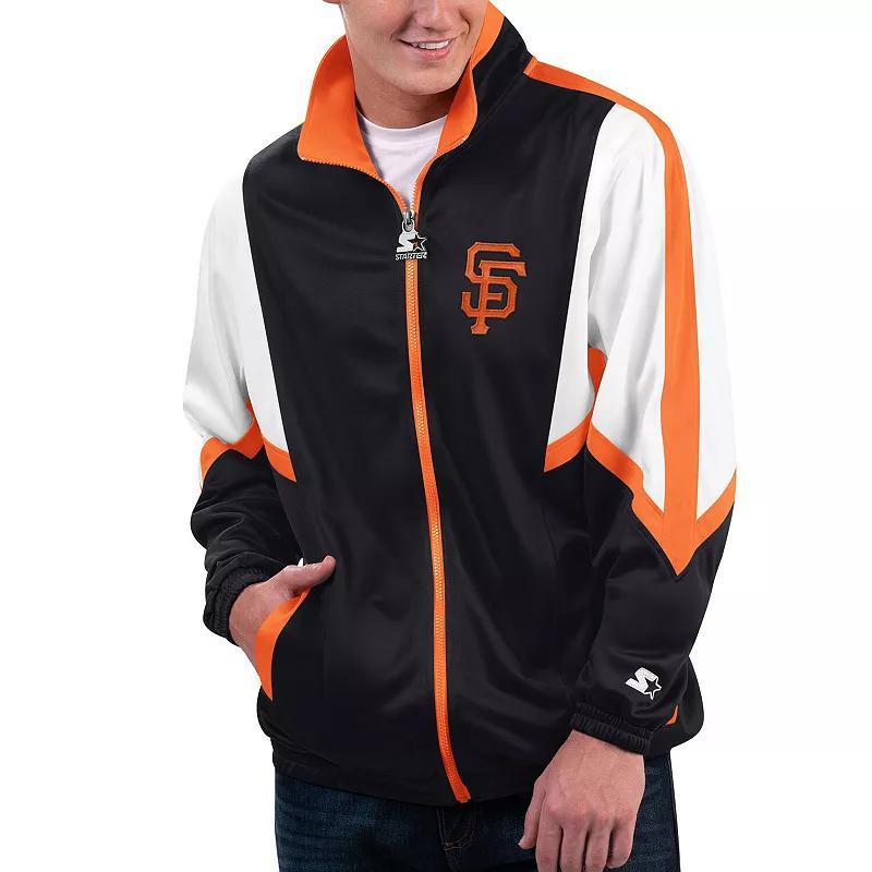 Mens Starter San Francisco Giants Lead Runner Full-Zip Jacket Product Image