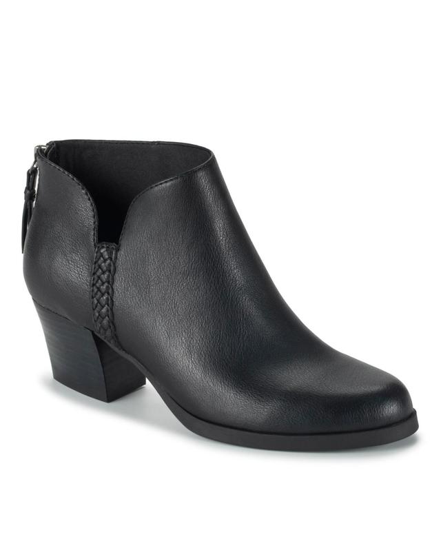 Womens Baretraps Lauryn Block Heel Booties Black Product Image