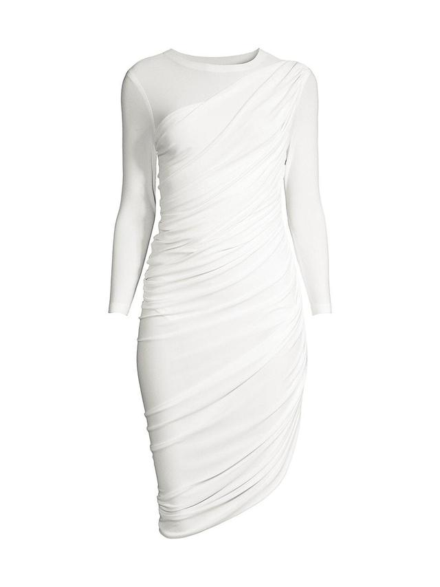 Womens Diana Ruched Long-Sleeve Minidress Product Image