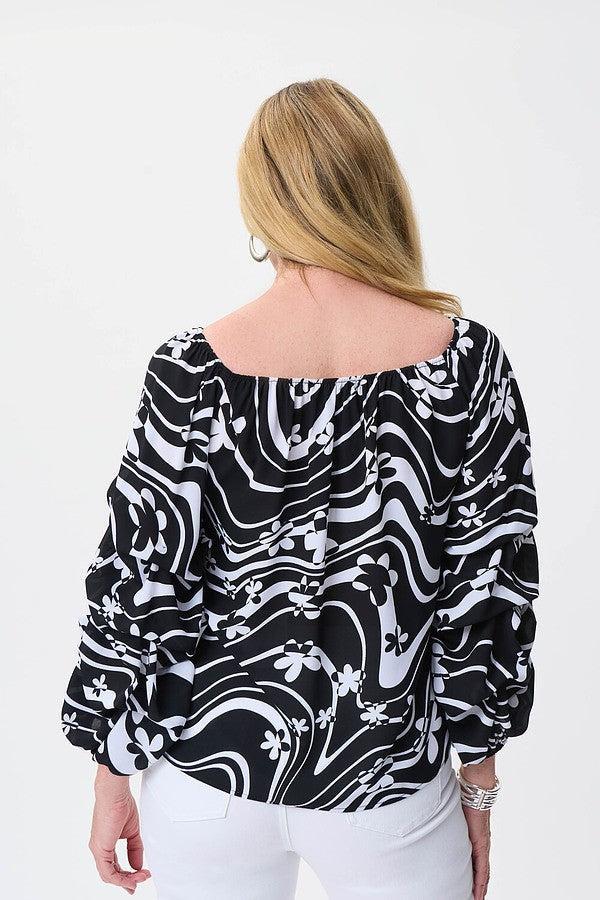 Everleigh Wave Top by Joseph Ribkoff Product Image