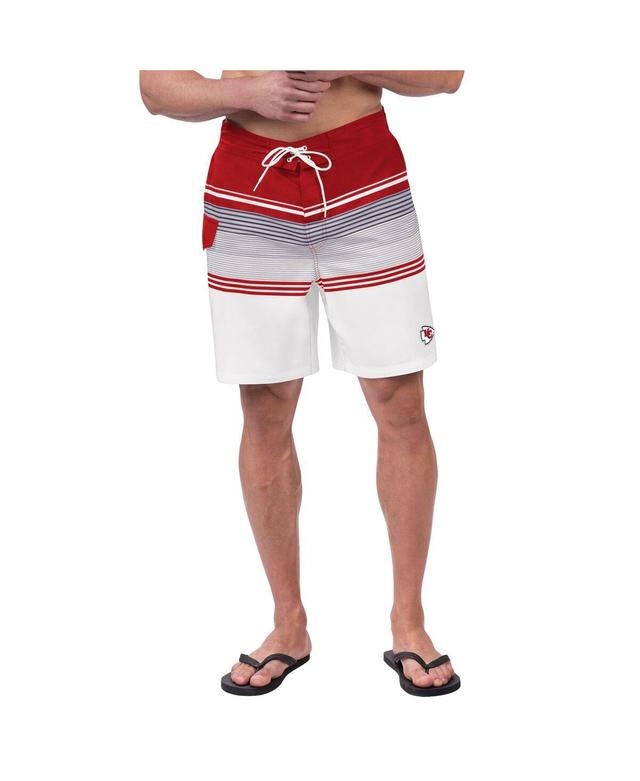 Mens G-III Sports by Carl Banks Kansas City Chiefs Jump Shot Volley Swim Trunks Product Image