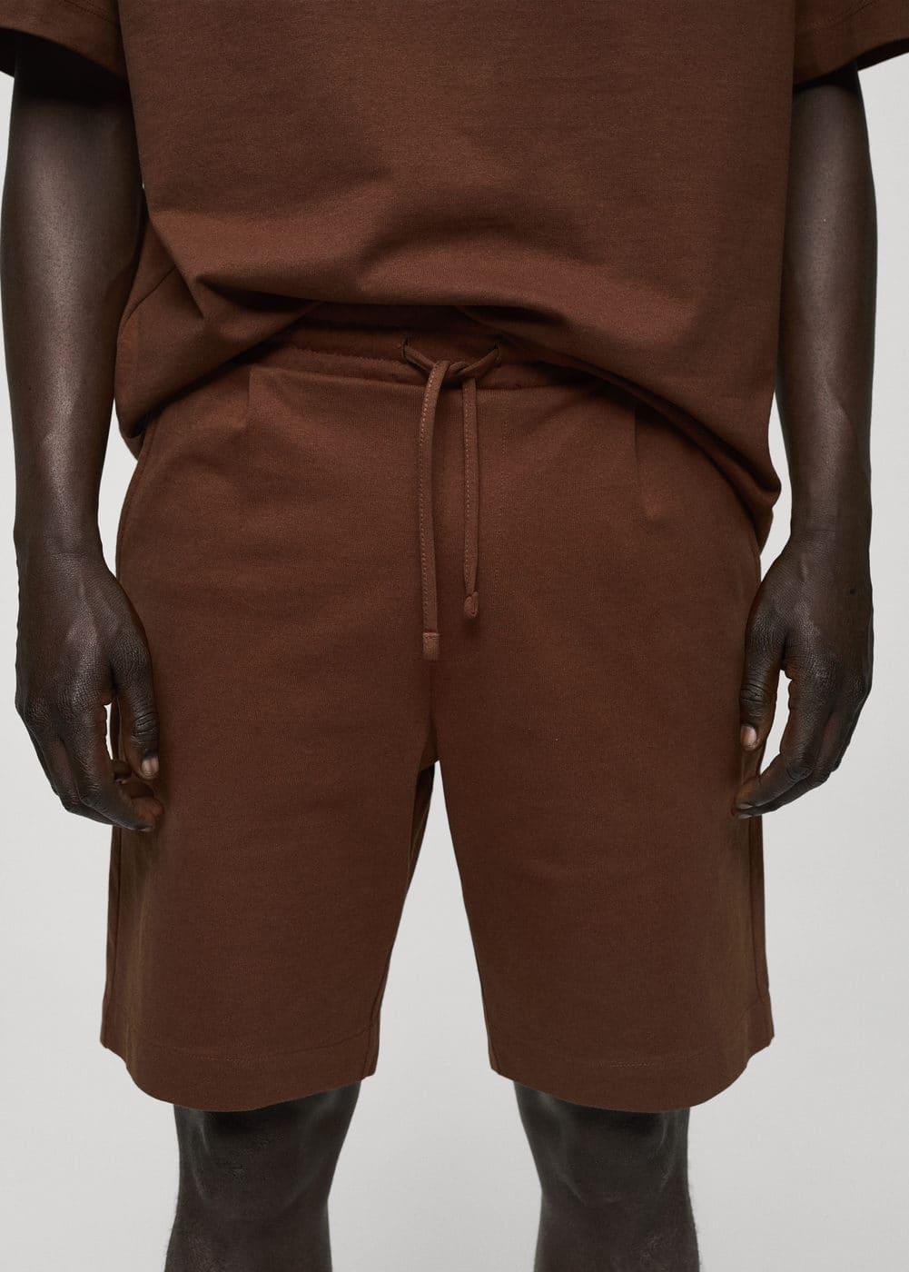 Mango Mens Drawstring Bermuda Shorts Product Image