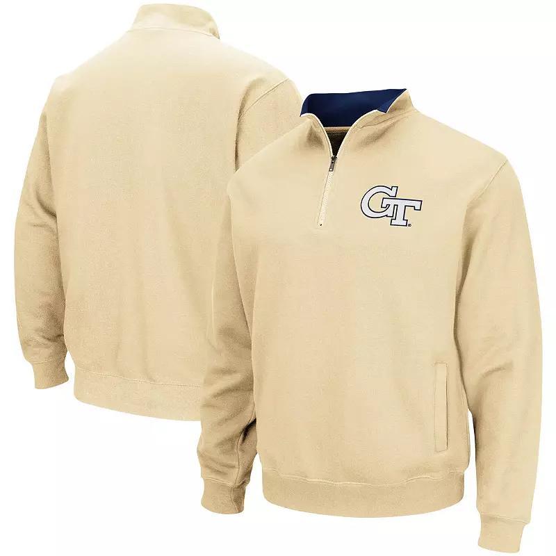 Mens Colosseum Georgia Tech Jackets Tortugas Logo Quarter-Zip Pullover Jacket Product Image