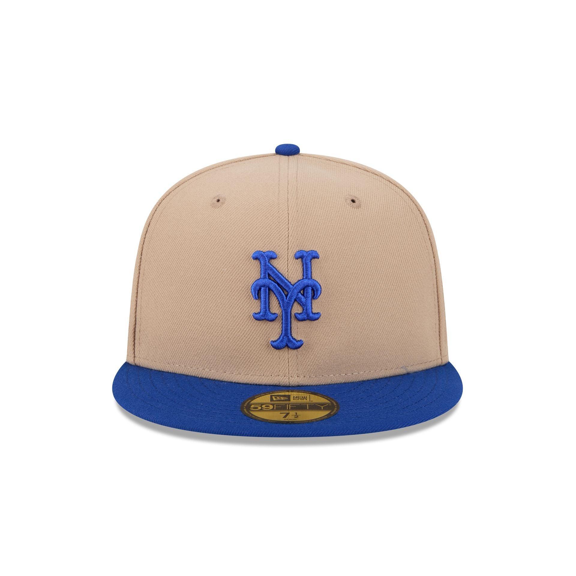 New York Mets Camel 59FIFTY Fitted Hat Male Product Image