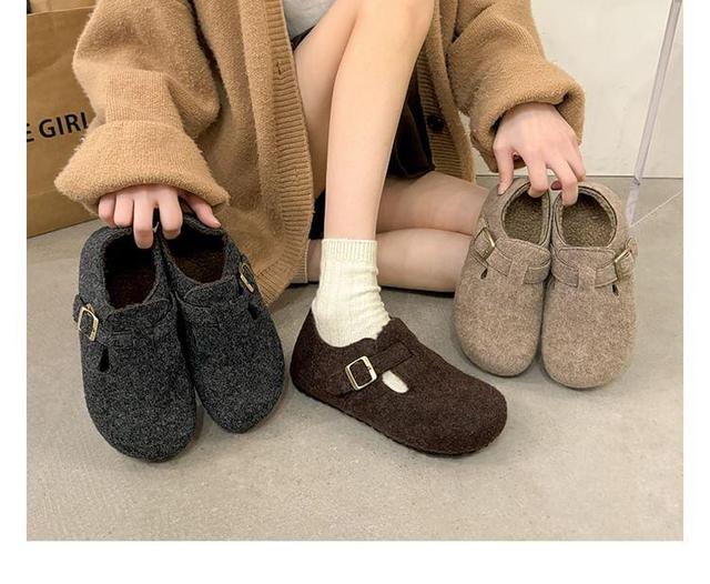 Buckled Fleece-Lined Slip-Ons Product Image