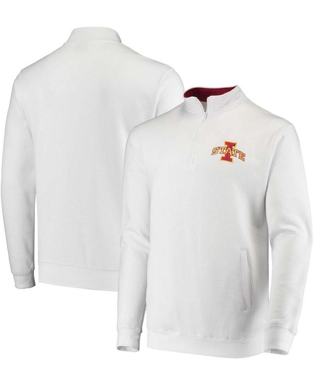 Mens White Iowa State Cyclones Tortugas Logo Quarter-Zip Jacket Product Image