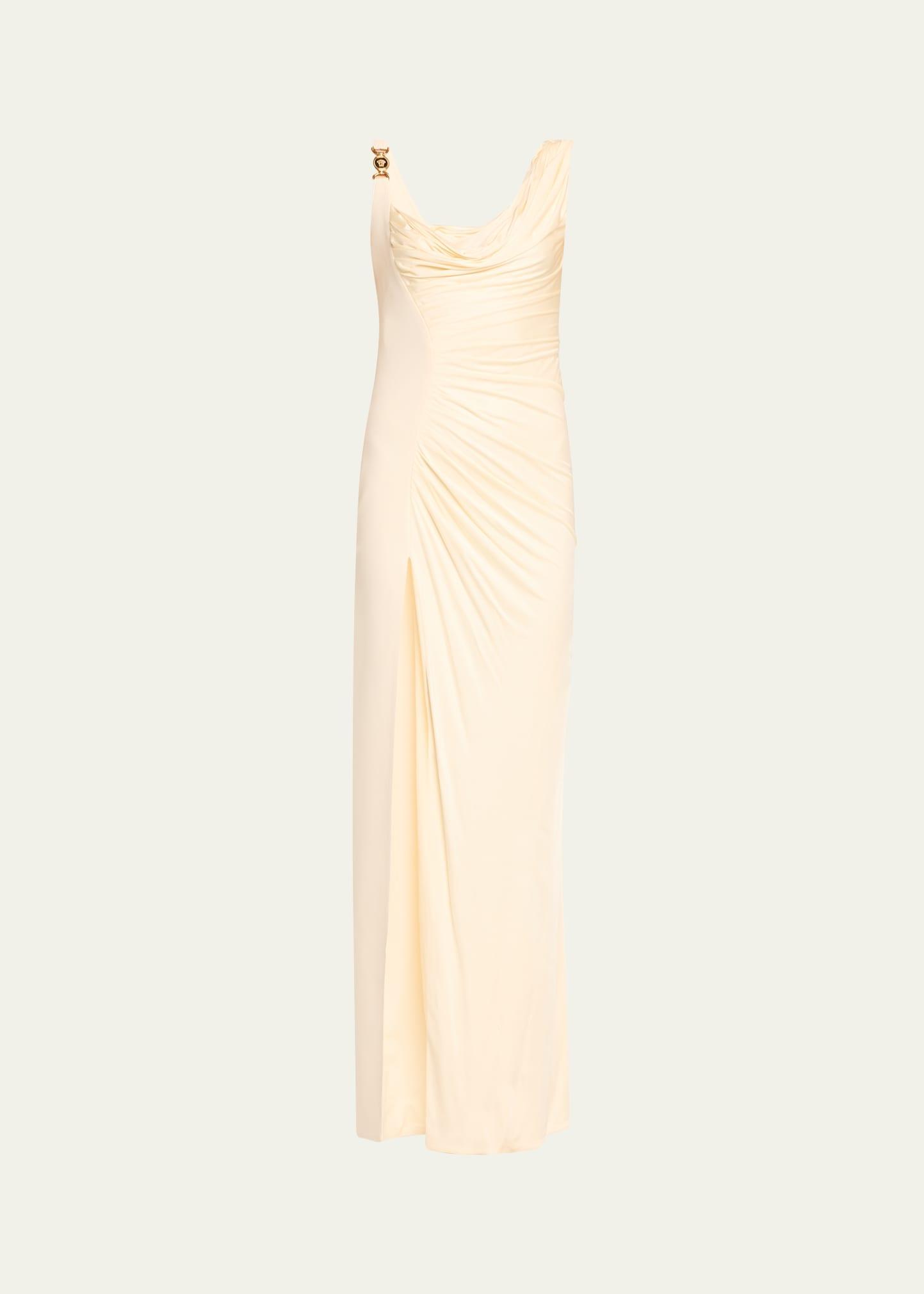 Ruched Jersey Gown Product Image