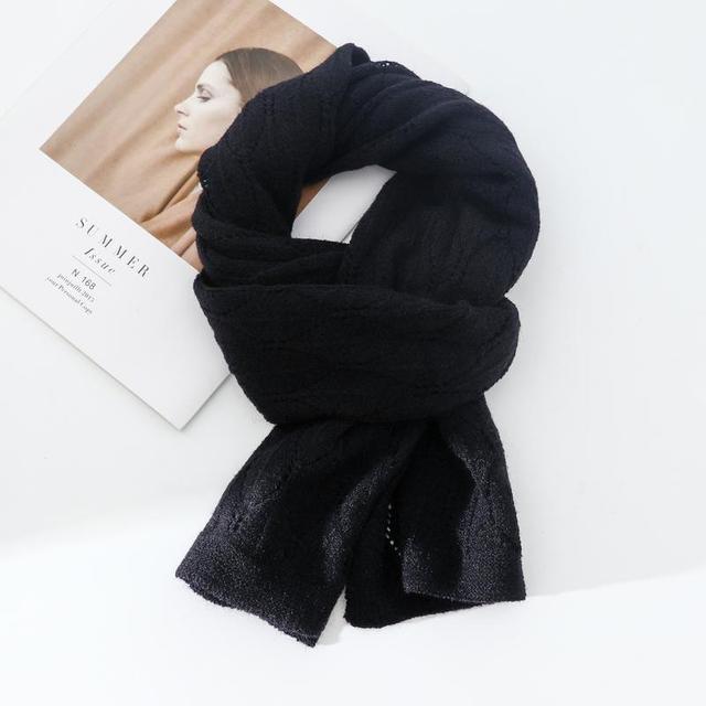 Plain Knit Scarf Product Image