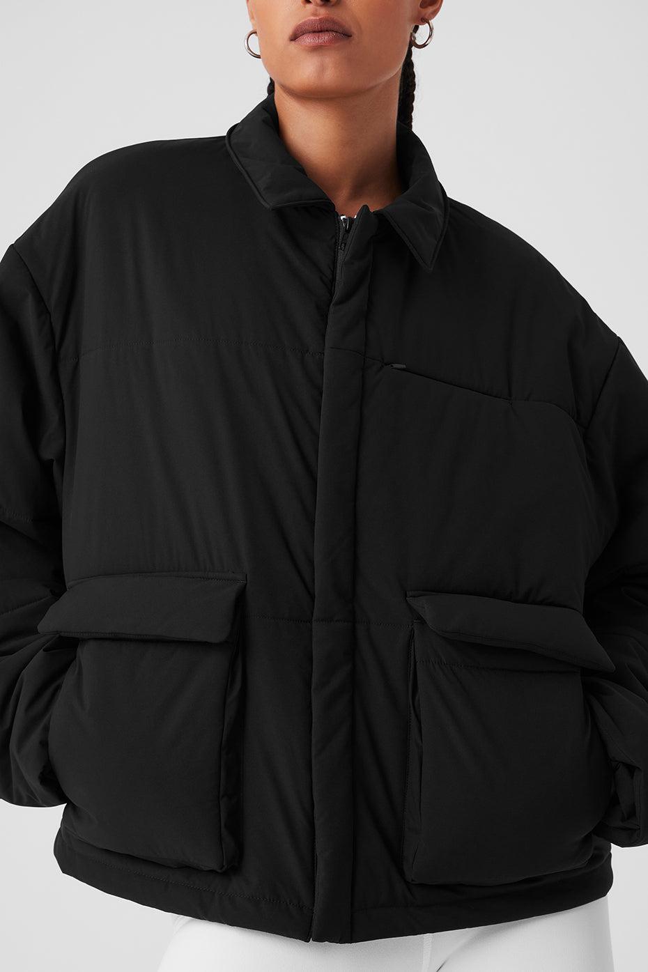 Voyage Utility Cargo Jacket - Black Female Product Image