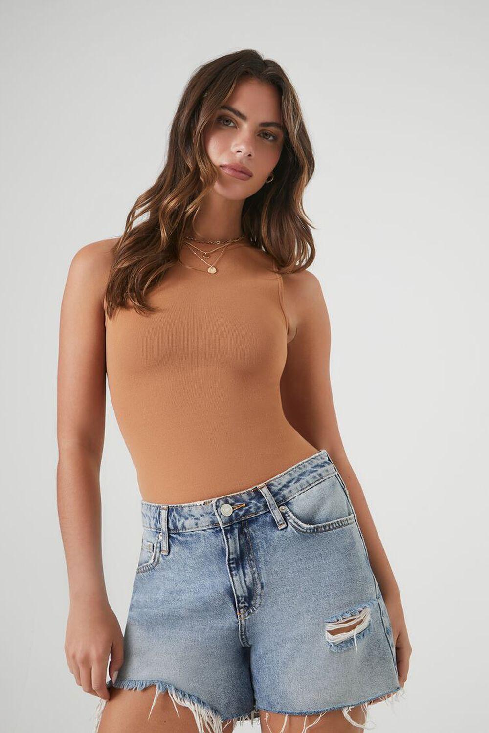 Sleeveless Sweater-Knit Bodysuit | Forever 21 Product Image