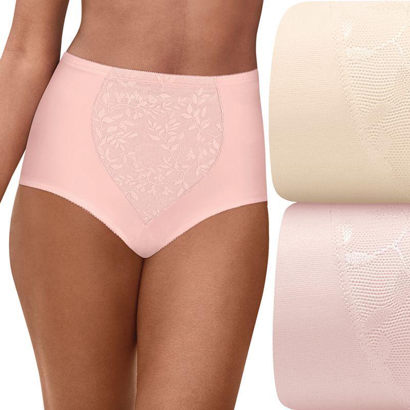 Womens Bali 2-Pack Firm Control Tummy Panel Firm Control Shaping Brief Panty Set X710 Product Image