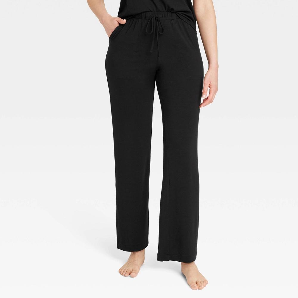 Women's Cloud Knit Pajama Pants - Auden™ Black M Product Image