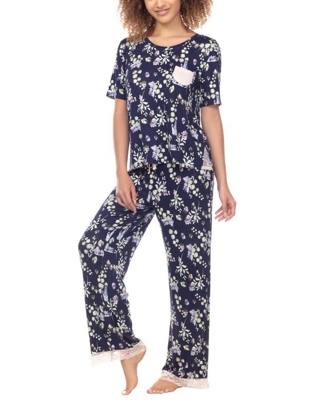 Honeydew Womens Something Sweet Rayon Pant Pajama Set, 2 Piece Product Image