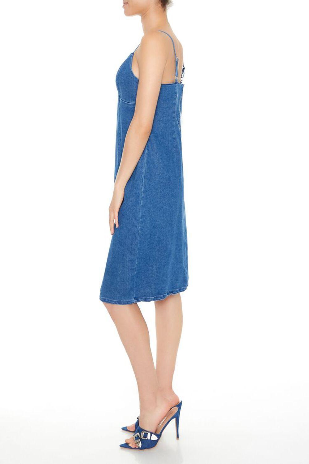 Sweetheart Denim Midi Dress | Forever 21 Product Image