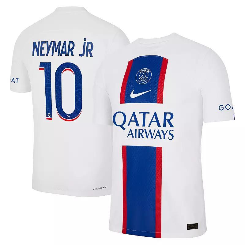 Mens Nike Neymar Jr. White Paris Saint-Germain 2022/23 Third Vapor Match Authentic Player Jersey Product Image