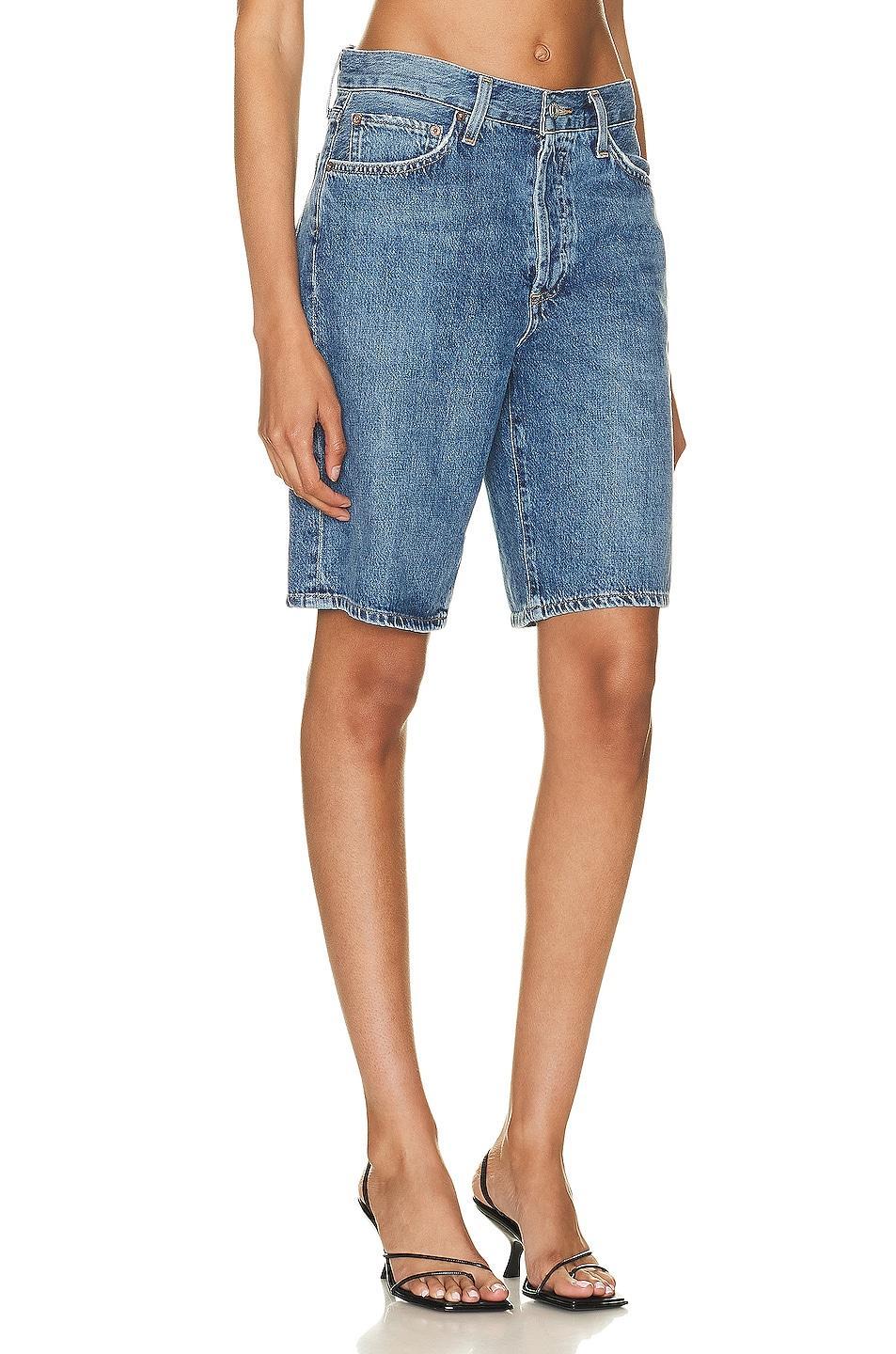 AGOLDE Low Rise Jort Denim-Medium. (also in ). Product Image