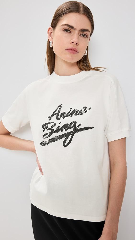 ANINE BING Jaylin Signature Tee | Shopbop Product Image