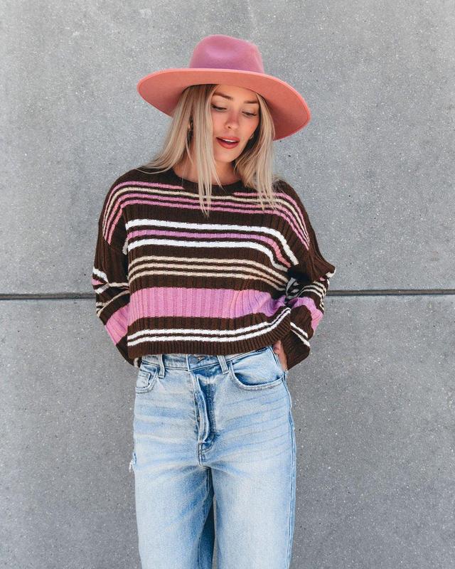 Daniella Multi Striped Sweater Product Image