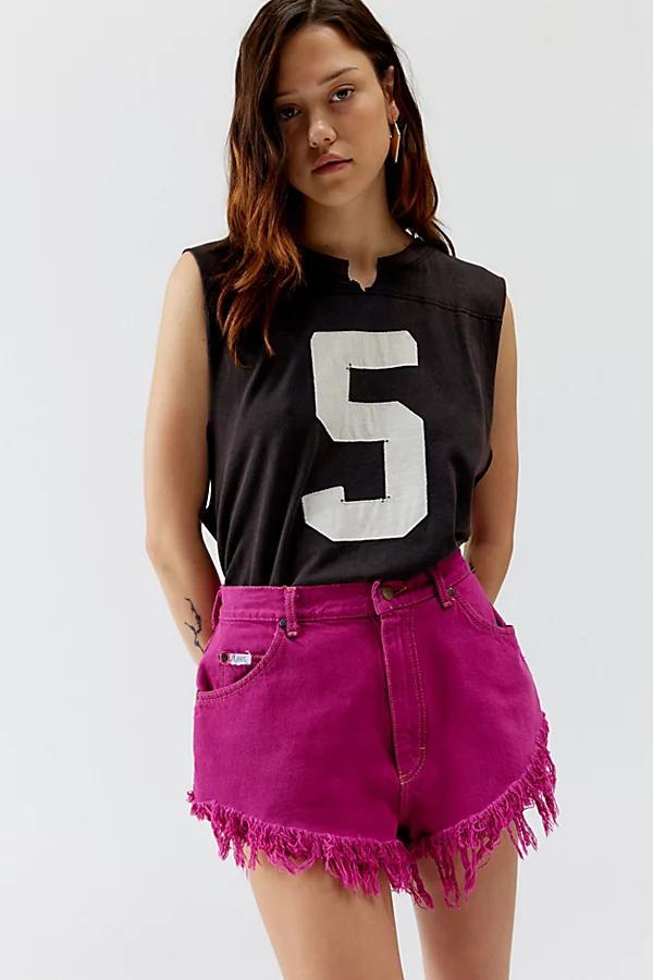 Urban Renewal Remade Lee Overdyed Denim Short Womens at Urban Outfitters Product Image