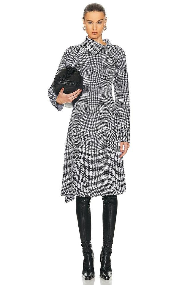 Burberry Long Sleeve Dress Grey. (also in S). Product Image