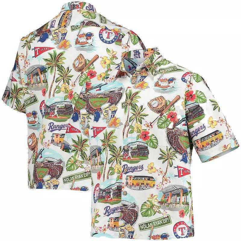 Mens Reyn Spooner Texas Rangers Scenic Button-Up Shirt Product Image