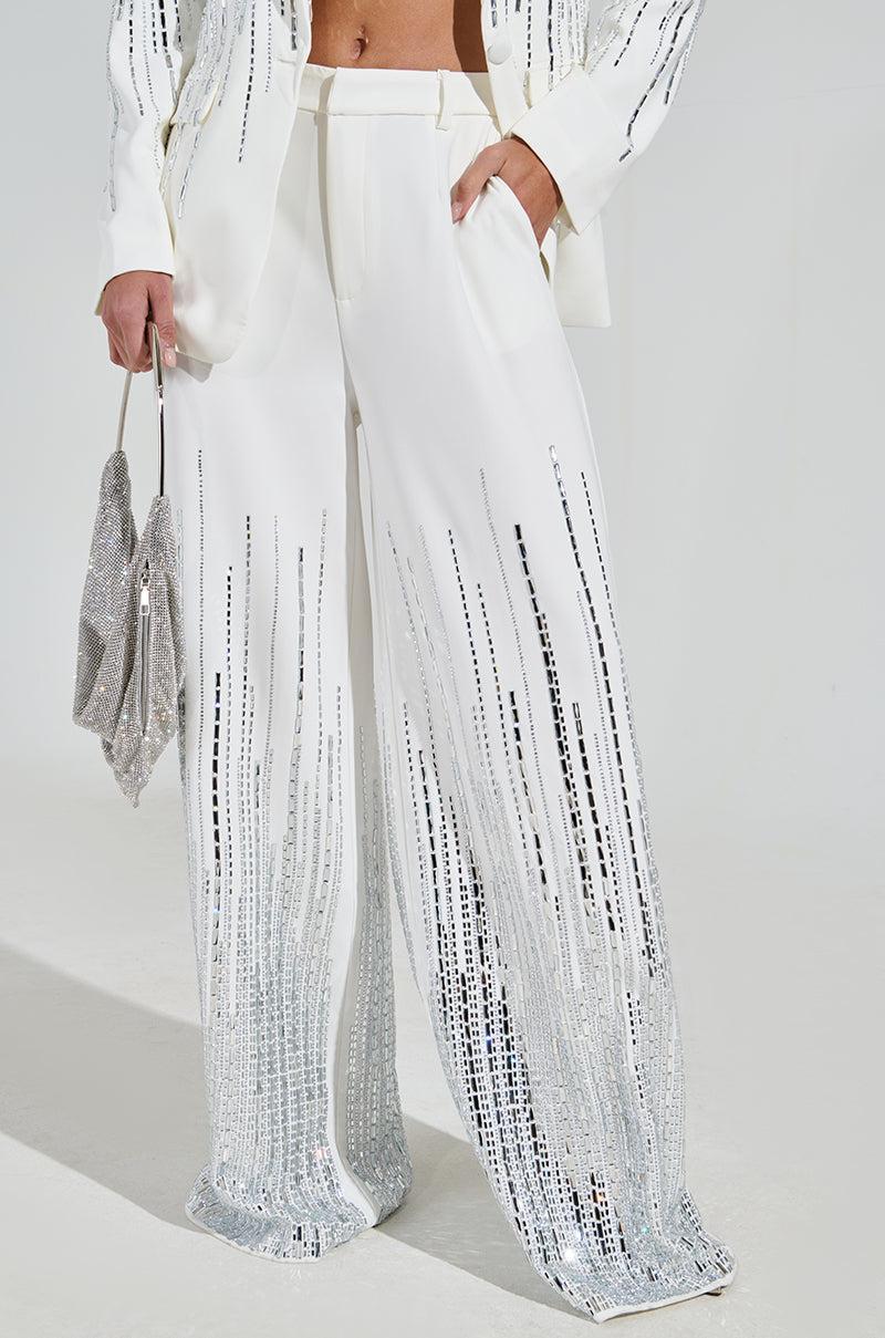 MILA EMBELLISHED FLARE PANT Product Image